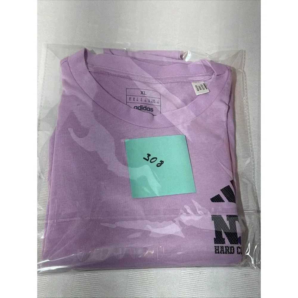 $35 ADIDAS Mens AeroReady NEW YORK Hard Courts Tennis T-Shirt Ody001  -pink - XL